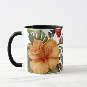 Caneca Mug de Aquarela de Fruta Vibrante - 11 oz