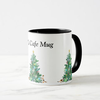 Caneca Mug de Árvore de Natal Festiva