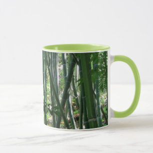Caneca Mug de bebida de jardim de bambu japonês
