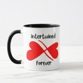 Caneca Mug De Café BFTG Interligado Para Sempre
