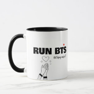 Caneca Mug de café BTS de execução do K-pop