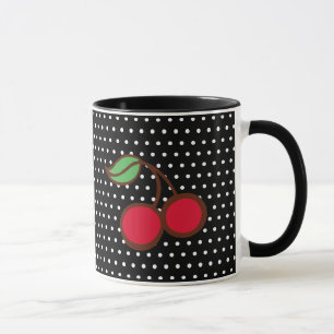 Caneca Mug de café da Cherry Retro