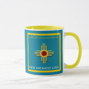 Caneca Mug de Café da Terra do Novo México