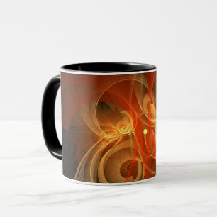 Caneca Mug de café de Abstrato mágica da manhã