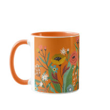 Mug De Café De Duas Toneladas De Flor