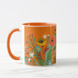 Caneca Mug De Café De Duas Toneladas De Flor