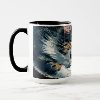 Caneca Mug de café de gato e rato