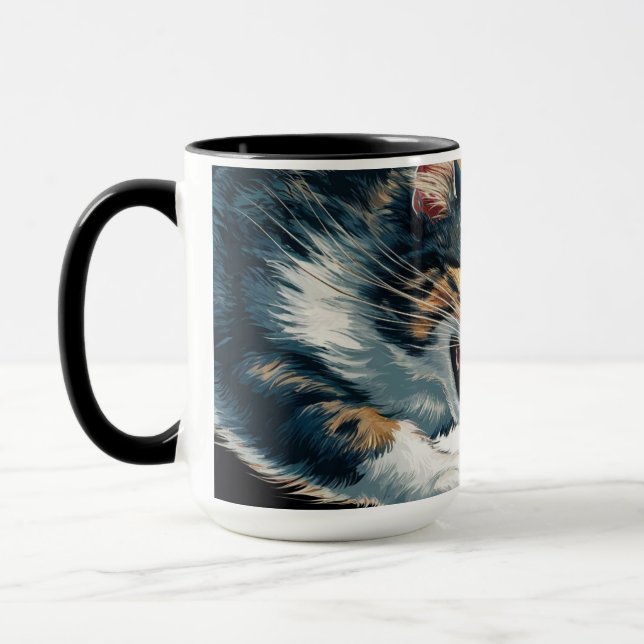 Caneca Mug de café de gato e rato (Esquerda)