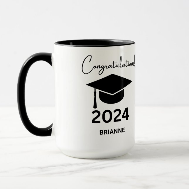 CANECA MUG DE CAFÉ DE GRADUAÇÃO PERSONALIZADA (Esquerda)