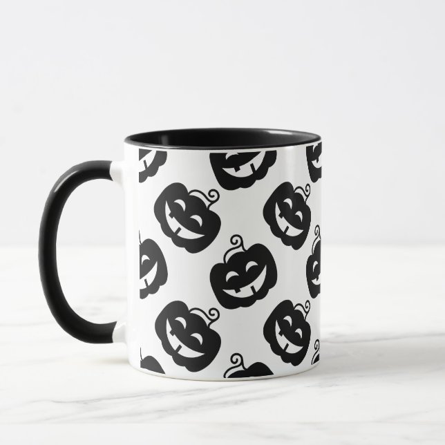 Caneca Mug De Café De Halloween Com Pumpkin Spooky (Esquerda)