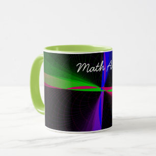 Caneca Mug de café de onda geométrica de quatro vias