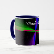 Mug de café de onda geométrica de quatro vias