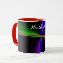 Caneca Mug de café de onda geométrica de quatro vias