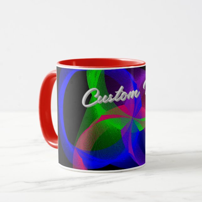 Caneca Mug de café em malha de Solteiro de Berry misto (Frente Esquerda)