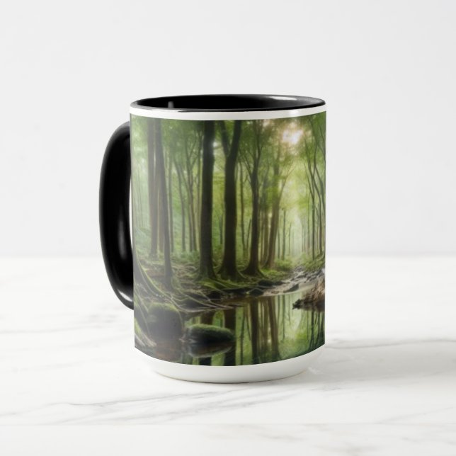 Caneca Mug de Café Florestal Encantado (Frente Esquerda)