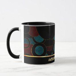 Caneca Mug de café geométrico de abstrato Art