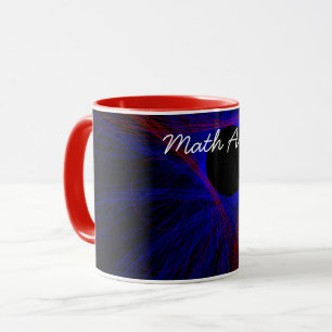 Caneca Mug de café geométrico de triângulo acentuado