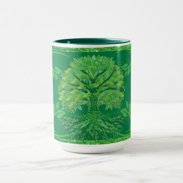 Caneca Mug de café herdado da árvore familiar (Centro)