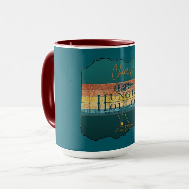 Caneca Mug de Café Hollow, Fome (Frente Esquerda)