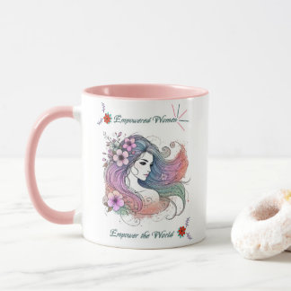Caneca Mug de café Inspirativo para o Dia das Mulheres