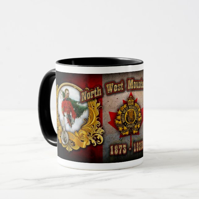 Caneca Mug de Café Montado pela Polícia do Noroeste (Frente Esquerda)