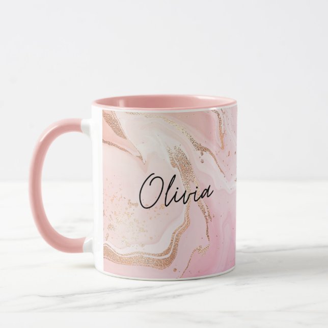 Caneca Mug de Café Personalizado com Personalização de Te (Esquerda)