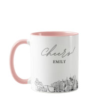 Mug de Café Personalizado de Las Vegas