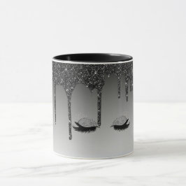 Caneca Mug de café preto - Elegância elegante e moderna