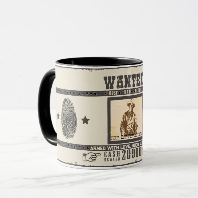 Caneca Mug de café vivo com melhor Pai (Frente Esquerda)