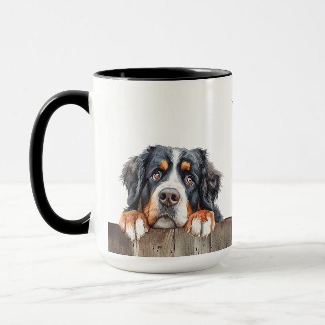 Caneca Mug de Cão da Montanha Bernese (Esquerda)