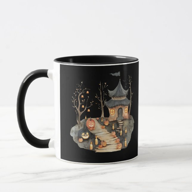 Caneca Mug de Casa de Halloween (Esquerda)
