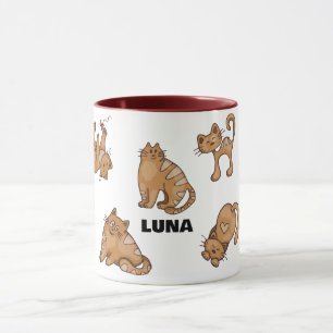 Caneca Mug de Cat Personalizado - Presente Personalizado 