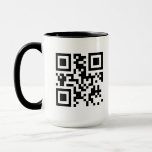 Caneca Mug de código QR personalizado