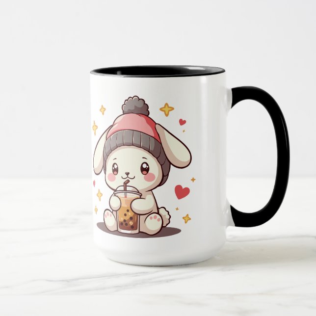 Caneca Mug de coelho bonito (Direita)