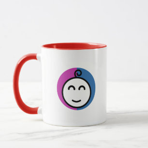 Caneca Mug De Cor Bi