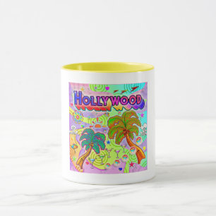 Caneca Mug de Destino de Férias de Hollywood