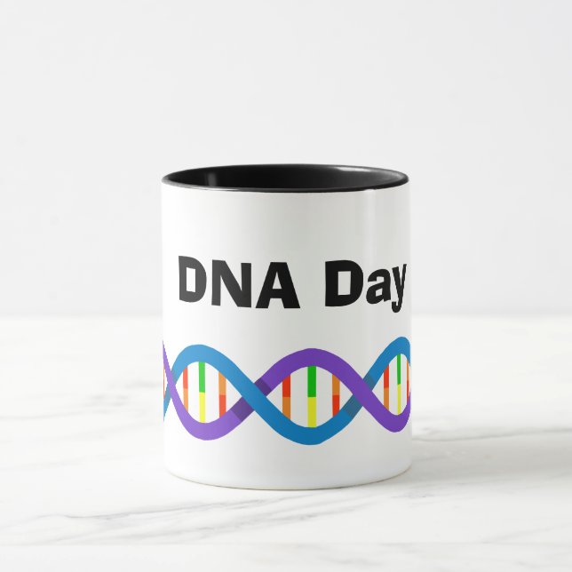 Caneca Mug de DNA Dia ou Mug do Dia dos Irmãos (Centro)
