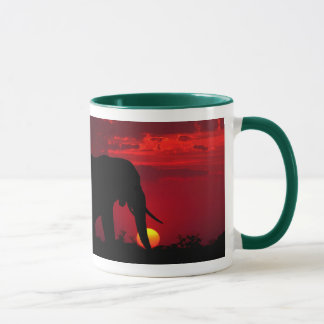 Caneca Mug de Elefantes Africanos