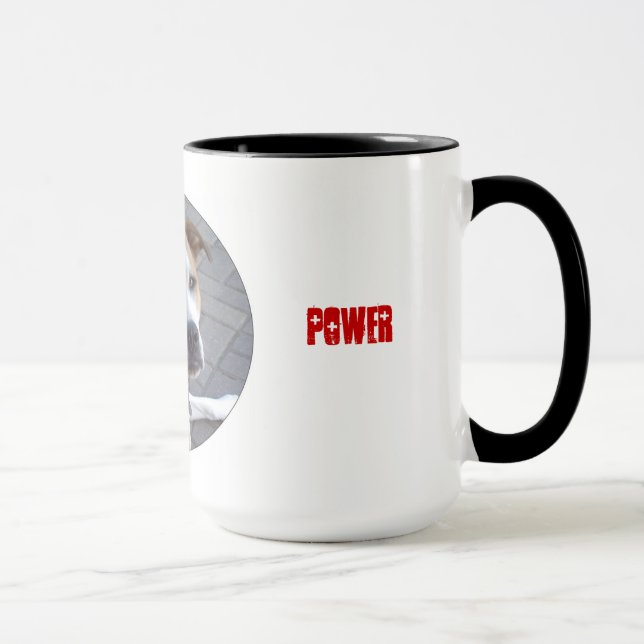 Caneca Mug de energia Pitbull (Direita)