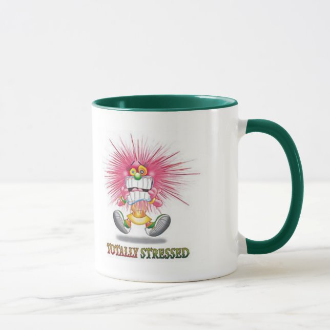 Caneca Mug De Estresse Totalmente (Direita)