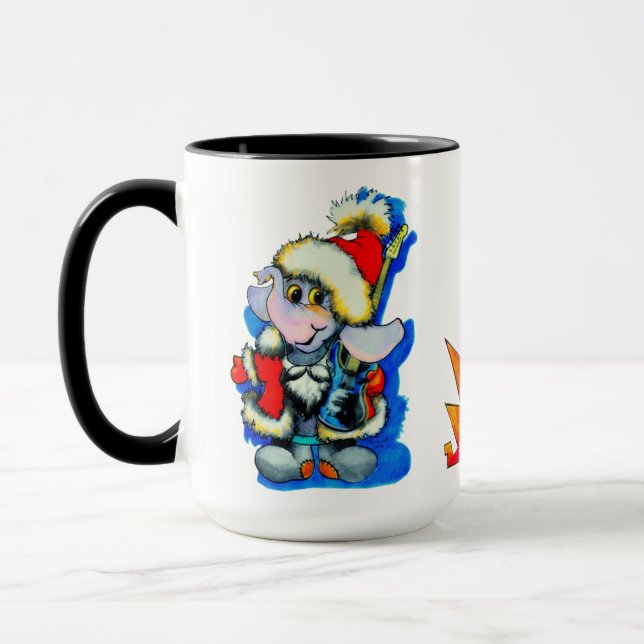 Caneca Mug De Feriado De Inverno Metálico (Esquerda)