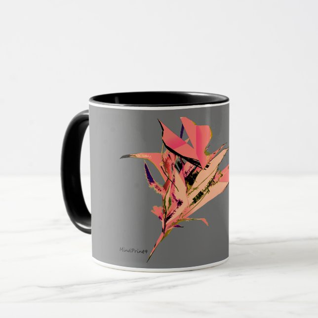 Caneca Mug de Flor de Desejo (Frente Esquerda)