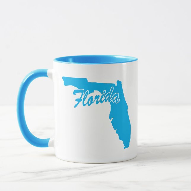 Caneca Mug De Forma Do Estado Da Flórida (Esquerda)