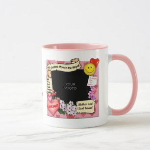Caneca Mug de Foto da Melhor Mãe (personalizável)
