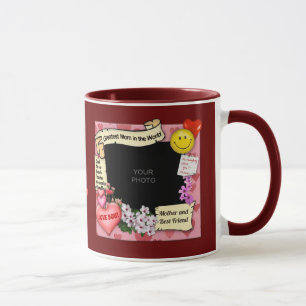 Caneca Mug de Foto da Melhor Mãe (personalizável)