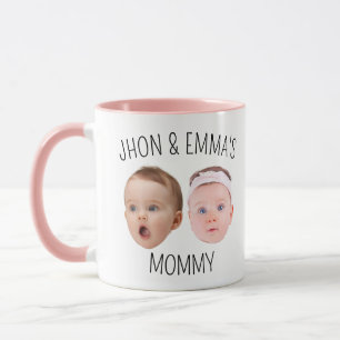Caneca Mug de Foto Personalizado, Presente de Dia de as m