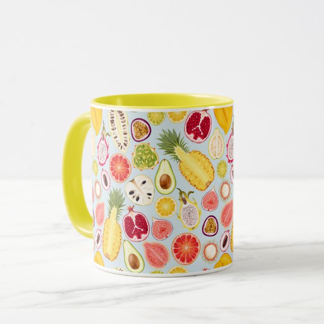 Caneca Mug de Fruta tropical (Frente Esquerda)
