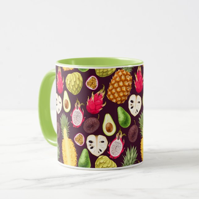 Caneca Mug de Fruta tropical (Frente Esquerda)