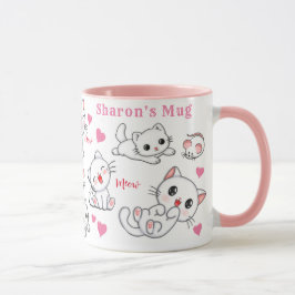 Caneca Mug de Gato e Rato Personalizado