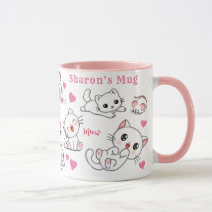 Caneca Mug de Gato e Rato Personalizado